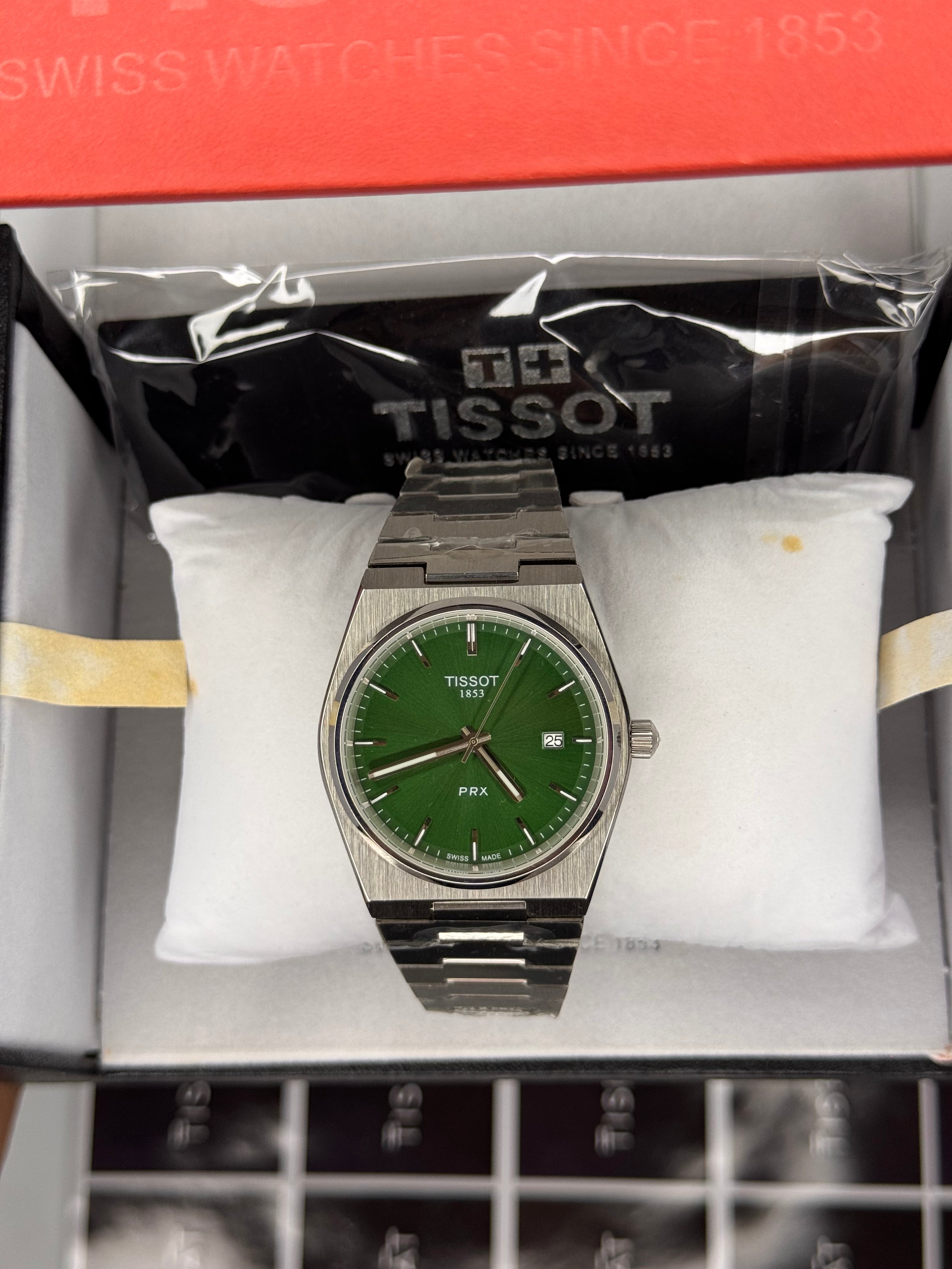 Tissot PRX Silver with Green Dial – Tispat